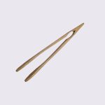 Pinza de alimentos de bambu