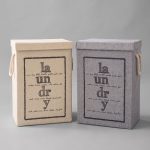 Canasta de ropa tela