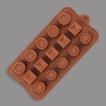 Molde silicona de chocolate