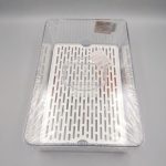 Organizador rectangular acrilico