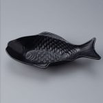 Plato pescado negro